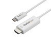 CDP2HD1MWNL , StarTech.com CDP2HD1MWNL video cable adapter 39.4" (1 m) USB Type-C HDMI Type A (Standard) White