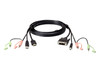 2L7D02DH , ATEN 2L-7D02DH KVM cable Black 70.9" (1.8 m)