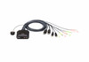 CS22DP , ATEN CS22DP KVM switch Black