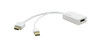 99-9698000 , Kramer Electronics ADC-HM/DPF video cable adapter 11.8" (0.3 m) HDMI Type A (Standard) DisplayPort White