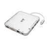 U442-DOCK2-S , Tripp Lite U442-DOCK2-S laptop dock/port replicator Wired USB 3.2 Gen 2 (3.1 Gen 2) Type-C Silver