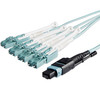 MPO8LCPL10M , StarTech.com MPO8LCPL10M InfiniBand/fibre optic cable 393.7" (10 m) MPO/MTP 8x LC Aqua color