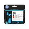 P2V97A , HP 774 Matte Black/Chromatic Red DesignJet Printhead