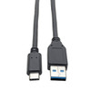 U428-006 , Tripp Lite U428-006 USB cable USB 3.2 Gen 1 (3.1 Gen 1) 72" (1.83 m) USB C USB A Black