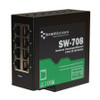 SW-708 , Brainboxes SW-708 network switch Unmanaged Fast Ethernet (10/100) Black