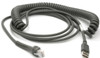 CBA-U09-C15ZAR , Motorola CBA-U09-C15ZAR USB cable 179.9" (4.57 m) USB A Gray
