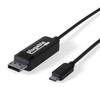 USBC-DP , Plugable Technologies USBC-DP video cable adapter 70.9" (1.8 m) USB Type-C DisplayPort Black