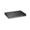 GS1920-24HPV2 , Zyxel GS1920-24HPv2 Managed Gigabit Ethernet (10/100/1000) Power over Ethernet (PoE) Black