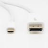 Y10C241-W1 , Rocstor Y10C241-W1 video cable adapter 118.1" (3 m) Mini DisplayPort USB Type-C White