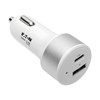 U280-C02-C1A1 , Tripp Lite U280-C02-C1A1 mobile device charger Universal White Cigar lighter Fast charging Auto