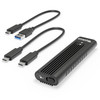 USBC-NVME , Plugable Technologies USBC-NVME storage drive enclosure SSD enclosure Black M.2