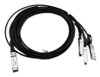 10421-AX , Axiom 10421-AX InfiniBand/fibre optic cable 39.4" (1 m) QSFP28 4x SFP28 Black