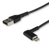 RUSBLTMM1MBR , StarTech.com RUSBLTMM1MBR lightning cable 39.4" (1 m) Black