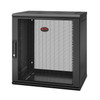 AR112SH4 , APC NetShelter WX 12U Single Hinged Wall-mount Enclosure 400mm Deep Wall mounted rack Black