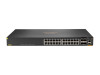 JL666A#ABA , HPE Aruba Networking Aruba 6300F 24-port 1GbE Class 4 PoE & 4-port SFP56 Managed L3 Gigabit Ethernet (10/100/1000) Power over Ethernet (PoE) 1U Gray