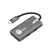 JU-H40G11-S1 , Siig JU-H40G11-S1 interface hub USB 3.2 Gen 2 (3.1 Gen 2) Type-C 10000 Mbit/s Gray