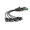 PEX4S953LP , StarTech.com PEX4S953LP interface cards/adapter Internal Serial
