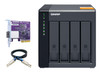 TL-D400S-US , QNAP TL-D400S HDD/SSD enclosure Black 2.5/3.5"