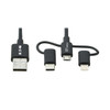 M101-006-LMC-BK , Tripp Lite M101-006-LMC-BK USB cable USB 2.0 72" (1.83 m) USB A Micro-USB B Black