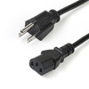 PXT1011010PK , StarTech.com PXT1011010PK power cable Black 118.1" (3 m) NEMA 5-15P C13 coupler
