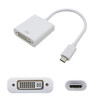 USBC2DVIIW-5PK , AddOn Networks USB 3.1 (C) - DVI-I (29 pin), 0.2m USB graphics adapter White