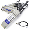 QSFP-4SFP-PDAC3M-AO , AddOn Networks QSFP-4SFP-PDAC3M-AO InfiniBand/fibre optic cable 118.1" (3 m) QSFP+ 4xSFP+ Black