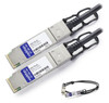 X6557-R6-AO , AddOn Networks 0.5 QSFP+ - QSFP+ InfiniBand/fibre optic cable 19.7" (0.5 m) QSFP+ Black