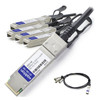 10321-AO , AddOn Networks 3m QSFP+ - 4xSFP+ InfiniBand/fibre optic cable 118.1" (3 m) QSFP+ 4xSFP+ Black