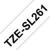 TZESL261 , Brother TZE-SL261 label-making tape Black on white