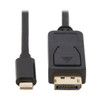 U444-003-DP-BD , Tripp Lite U444-003-DP-BD video cable adapter 35.8" (0.91 m) USB Type-C DisplayPort Black