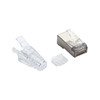 FMTP6AS-CL-100PAK , Black Box FMTP6AS-CL-100PAK wire connector RJ-45 Transparent