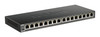 DGS-1016S , D-Link DGS-1016S network switch Unmanaged Gigabit Ethernet (10/100/1000) Black