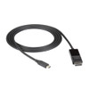 VA-USBC31-DP12-003 , Black Box VA-USBC31-DP12-003 video cable adapter 35.4" (0.9 m) USB Type-C DisplayPort