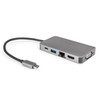 Y10A249-A1 , Rocstor Y10A249-A1 notebook dock/port replicator USB 3.2 Gen 1 (3.1 Gen 1) Type-C Silver
