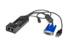 ADX-IPIQ-400 , Vertiv Avocent ADX-IPIQ-400 video cable adapter 2 x RJ-45 DVI-I + 3.5mm + USB Type-B Black