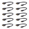 HDDVIMF8IN10PK , StarTech.com HDDVIMF8IN10PK video cable adapter 7.87" (0.2 m) HDMI Type A (Standard) DVI-D Black