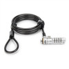 Rocstor Rocbolt N19 cable lock Black, Silver - Y1RB016-B1
