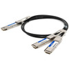 AddOn Networks DAC-Q56DD2Q282-5M-AO InfiniBand/fibre optic cable 98.4" (2.5 m) QSFP-DD 2x QSFP28 Black, Metallic