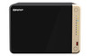 QNAP TS-664 NAS Tower Intel® Celeron® N5095 8 GB DDR4 0 TB QNAP QTS Black, Bronze - TS-664-8G-US