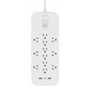 Belkin SRA007P12TT6 surge protector White 12 AC outlet(s) 110 - 125 V 70.9" (1.8 m)