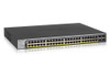 NETGEAR GS752TP Managed L2/L3/L4 Gigabit Ethernet (10/100/1000) Power over Ethernet (PoE) 1U Black - GS752TP-300NAS