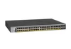 NETGEAR GS752TPP Managed L2/L3/L4 Gigabit Ethernet (10/100/1000) Power over Ethernet (PoE) 1U Black - GS752TPP-300NAS