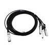Axiom QFX-QSFP-DACBO-2M-AX InfiniBand/fibre optic cable 78.7" (2 m) QSFP+ 4x SFP+ Black, Silver