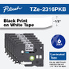 Brother TZE2316PKB label-making tape Black on white TZ/TZe