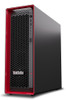 Lenovo ThinkStation P5 Intel Xeon W w3-2425 32 GB DDR5-SDRAM 1 TB SSD NVIDIA T1000 Windows 11 Pro for Workstations Tower Workstation Black, Red - 30GA004MUS