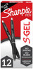 Sharpie 2096159 gel pen Retractable gel pen Black 12 pc(s)