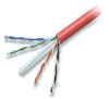 Belkin CAT6 Solid Bulk Cable 500 ft networking cable Red 6000" (152.4 m) - A7L704-500-RED