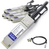 AddOn Networks QSFP+/4xSFP+ 5m InfiniBand/fibre optic cable 196.9" (5 m) QSFP+ 4xSFP+ Black - CBL-QSFP-4X10GSFP-PASS-5M-AO