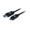 Comprehensive USB32-AC-25PROPAF USB cable USB 3.2 Gen 2 (3.1 Gen 2) 299.2" (7.6 m) USB A USB C Black