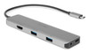 Rocstor Y10A338-S1 interface hub USB Type-C 10000 Mbit/s Black, Silver